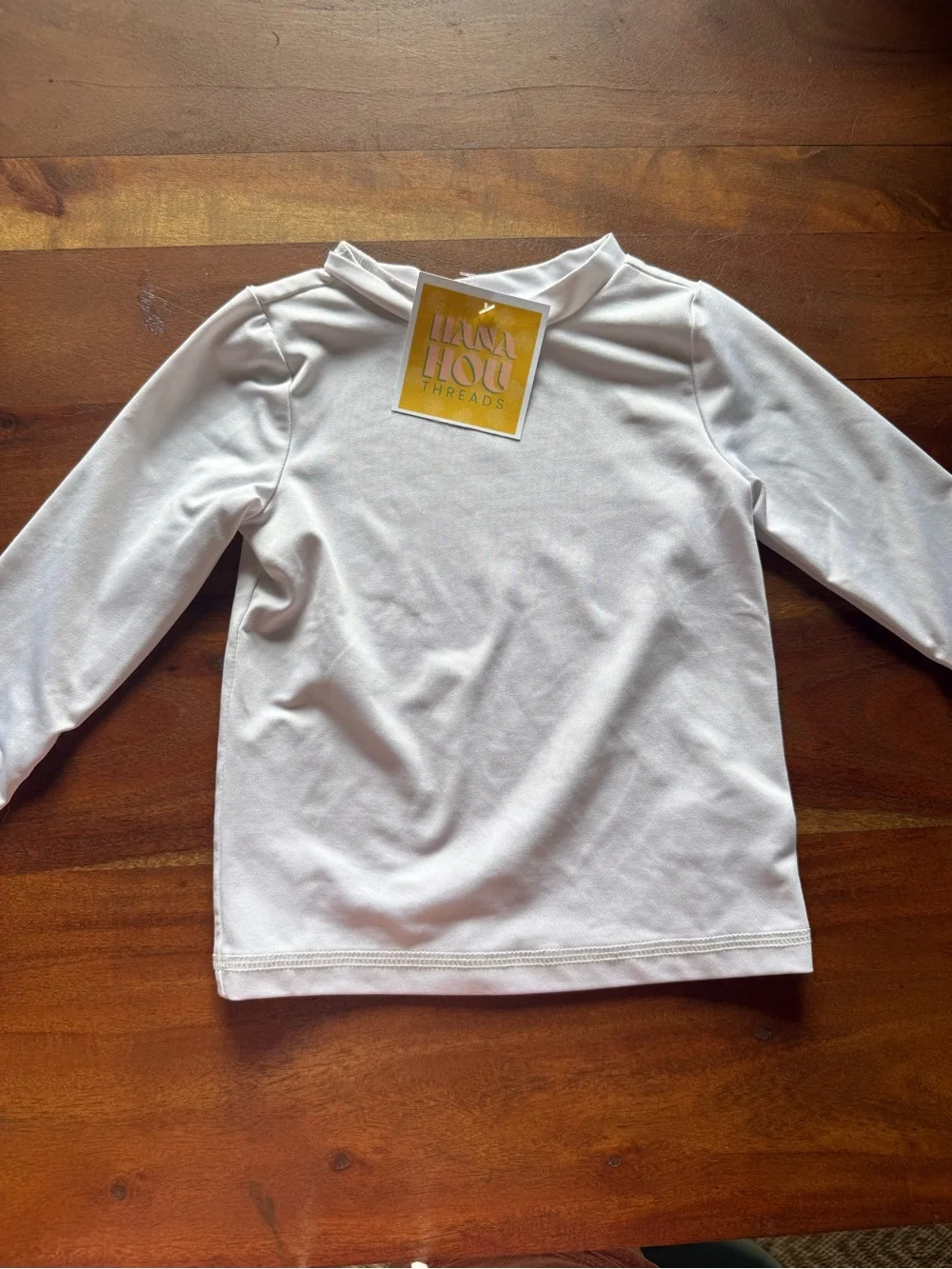 Cat & Jack White Kids‎ Long-Sleeve Swim Rashguard